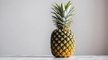 ai generato fresco biologico ananas frutta foto