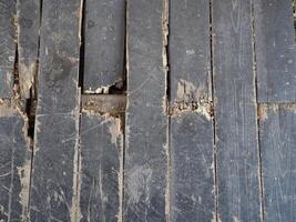 vecchio nave ponte legna tavole sfondo foto