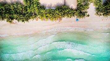 tropicale Paradiso spiaggia aereo fuga foto