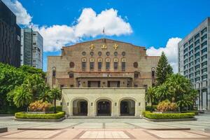 zhongshan sala nel taipei città, taiwan. foto