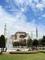 hagia sophia - uno di il principale attrazioni di Istanbul, tacchino foto