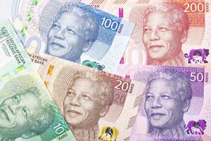 Sud africano rand un' nuovo serie di banconote foto
