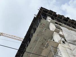 costruzione luogo, impalcatura e edificio foto