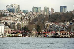 besiktas quartiere Visualizza a partire dal Istanbul bosphorus crociera foto