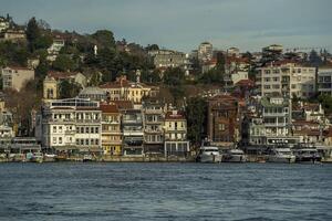 bebek quartiere Visualizza a partire dal Istanbul bosphorus crociera foto
