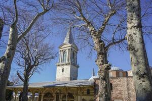 esterno Visualizza di topkapi palazzo Istanbul, tacchino, antico ottomano residenza foto