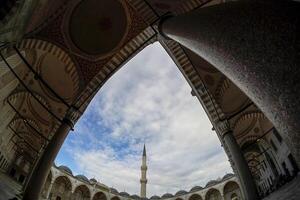 moschea blu sultanahmet a istanbul, turchia foto