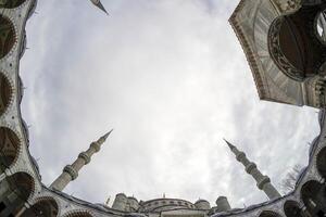 moschea blu sultanahmet a istanbul, turchia foto