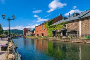 canale a otaru porta cittadina nel hokkaido, Giappone foto