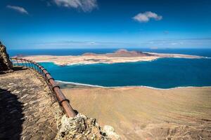 mirador del rio nel lanzarote, canarino isole, Spagna foto