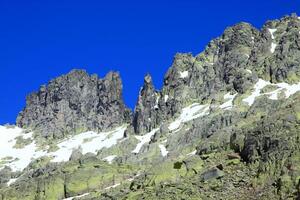 neve gredo montagne nel avila Spagna foto