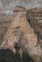 panoramico Visualizza di famoso ordesa valle, np ordesa y monte perduto, Spagna. foto