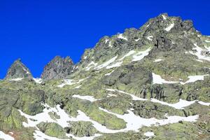 neve gredo montagne nel avila Spagna foto