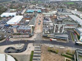 alto angolo Visualizza di corby città di Northamptonshire Inghilterra unito regno. novembre 1°, 2023 foto