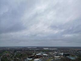 alto angolo Visualizza di corby città di Northamptonshire Inghilterra unito regno. novembre 1°, 2023 foto