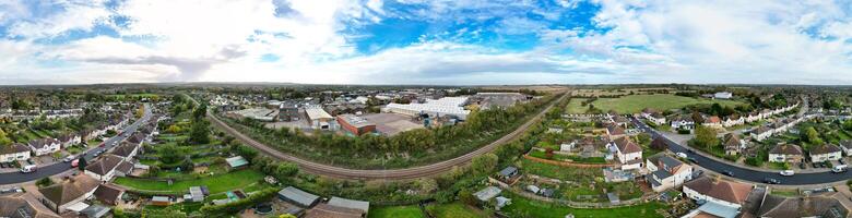 aereo panoramico Visualizza di fare intoppi, hertfordshire, Inghilterra. unito regno. ottobre 28, 2023 foto