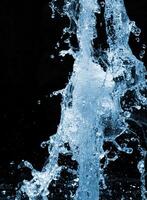frammento di blu cascata, naturale sfondo foto