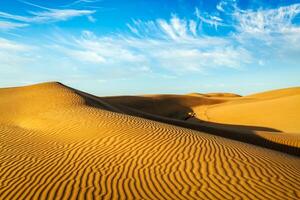 sabbia dune nel deserto foto