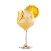 ai generato cocktail menta luglio, elegante cocktail bicchiere, pubblicità manifesto, 100 bianca sfondo, alto ris, foto