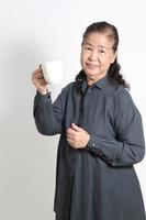 donna asiatica anziana foto