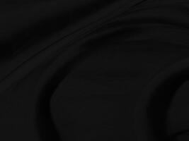 bellezza moda tessile morbido tessuto nero astratto. liscio curva forma matrice decorare sfondo foto