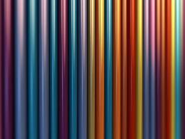 ai generato colorato verticale strisce sfondo parallelo multicolore Linee struttura foto