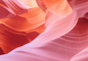 ai generato il onda arenaria formazioni natura paesaggio canyon nel deserti foto