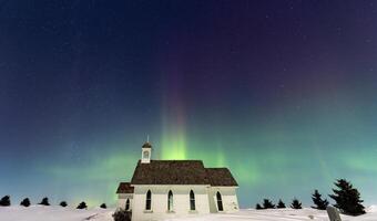 aurora boreale canada foto