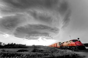 nuvole temporalesche canada foto