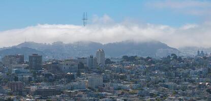 aereo Visualizza di il san Francisco centro. foto