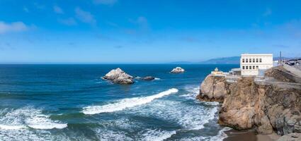 dove il mare incontra il terra nel san francisco. foto