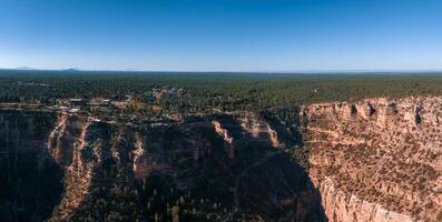 mille dollari canyon aereo scena. panorama nel bellissimo natura paesaggio scenario nel mille dollari canyon nazionale parco. foto