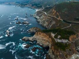 bixby ponte aereo Visualizza nel California, Stati Uniti d'America. bellissimo ponte foto