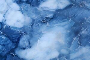 ai generato astratto sfondo di blu marmo struttura foto
