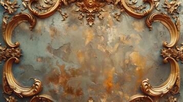 ai generato bellissimo struttura decorativo veneziano stucco per sfondi foto