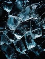 ai generato cubetti di ghiaccio sfondo, cubetti di ghiaccio trama, cubetti di ghiaccio carta da parati, ghiaccio aiuta per sentire rinfrescato e freddo acqua a partire dal il cubetti di ghiaccio aiuta il acqua ricaricare il tuo vita e sentire buon.ghiaccio bevande foto