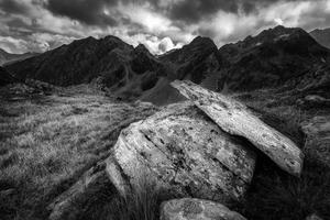 montagna paesaggio di il stubai Alpi foto