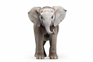 ai generato bambino elefante clipart foto