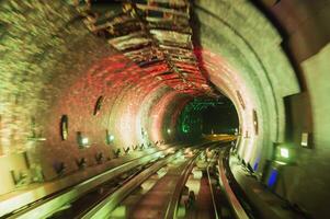 Shanghai, Cina, 2015, bund giro turistico tunnel, Pudong, shanghai, Cina foto