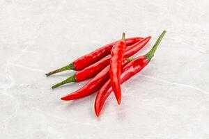 peperoncino piccante e piccante foto