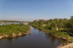 fiume wisla, varsavia, Polonia foto