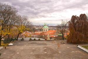 vista sulla città vecchia di Praga foto