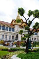 dettaglio del grande palazzo a bangkok, tailandia foto