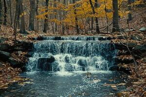 ai generato acqua flusso natura professionale fotografia foto