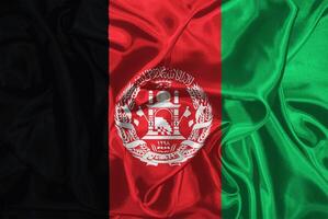 bandiera di Afganistan realistico design foto