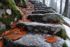 ai generato primavera natura camminare per terra giorno professionale fotografia foto