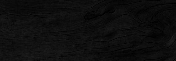 legna nero sfondo. buio di legno superficie, superiore di tavolo, pavimento, parete o sfondo vuoto per design foto