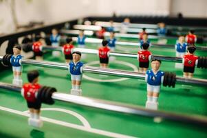 avvicinamento calcio tavola gioco per adulti e bambini foto