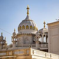 Visualizza di dettagli di architettura dentro d'oro tempio - armandir sahib nel amritsar, punjab, India, famoso indiano sikh punto di riferimento, d'oro tempio, il principale santuario di sikh nel amritsar, India foto