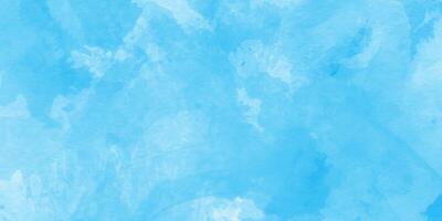 morbido cielo blu dipingere aquarelle dipinto a mano acquerello sfondo con acquerello macchie, creativo blu design con blu marmo struttura sfondo Usato come coperchio, carta, presentazione e decorazione. foto